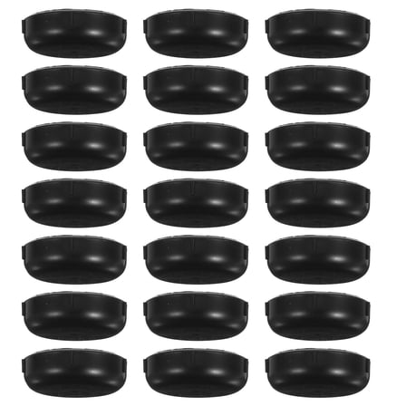 Hemoton 24pcs Patio Furniture Feet Caps Round Plastic Outdoor Chair Leg Caps Patio Chair Leg Protectors for Chairs and Tables