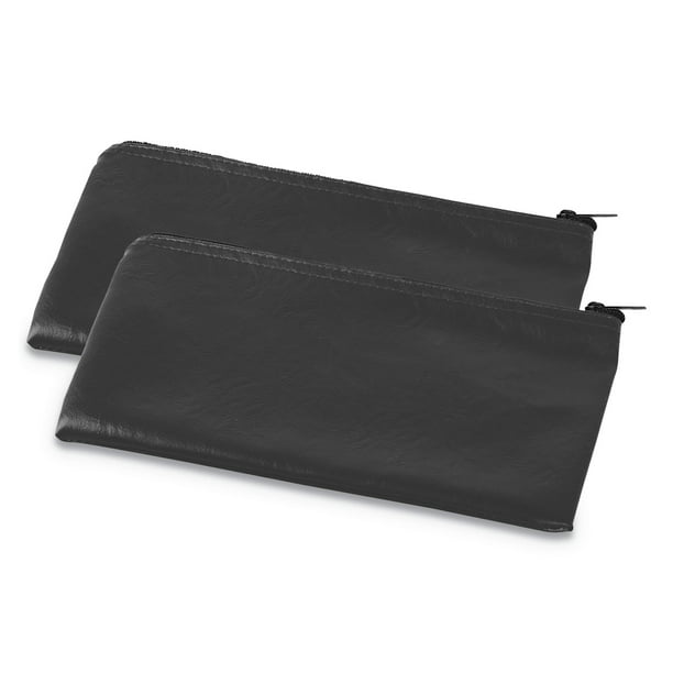 Universal Zippered Wallets/Cases 11w x 6h Black 2/PK 69021 Walmart