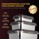 thumbnail image 4 of Elección ecológica, recipientes para alimentos de acero inoxidable sin BPA, mejore su preparación de comidas con un diseño a prueba de fugas, almacenamiento apilable para ahorrar espacio, disfrute de, 4 of 6