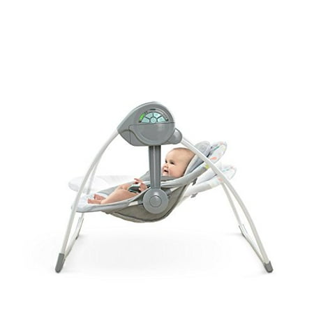 Ingenuity Soothe 'n Delight 6-Speed Portable Baby Swing with Music - Fanciful Forest (Unisex)