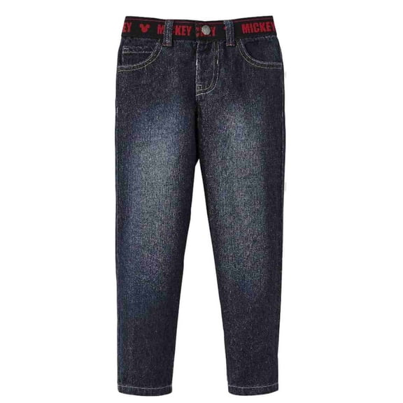 Disney Infant Boys Blue Denim Mickey Mouse Jeans Baby Pants 3-6 Months