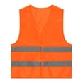 thumbnail image 2 of Xdegoge Kids High Visibility Reflective Safety Vest Tween Front Closure Breathable Mesh Outdoor Cycling Walking Running Construction Role Play, 2 of 5