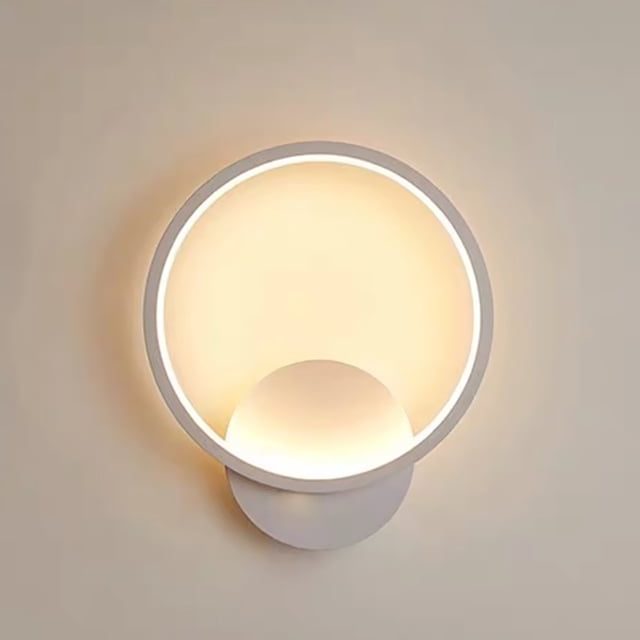 leyfeng Lámpara de pared LED Redondo / Cuadrado AC176-265V Luminaria de aluminio para pasillo de cabecera Montado en la pared