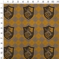 thumbnail image 2 of Harry Potter Hufflepuff Plaid Sigil Premium Kraft Roll Gift Wrap Wrapping Paper, 2 of 5