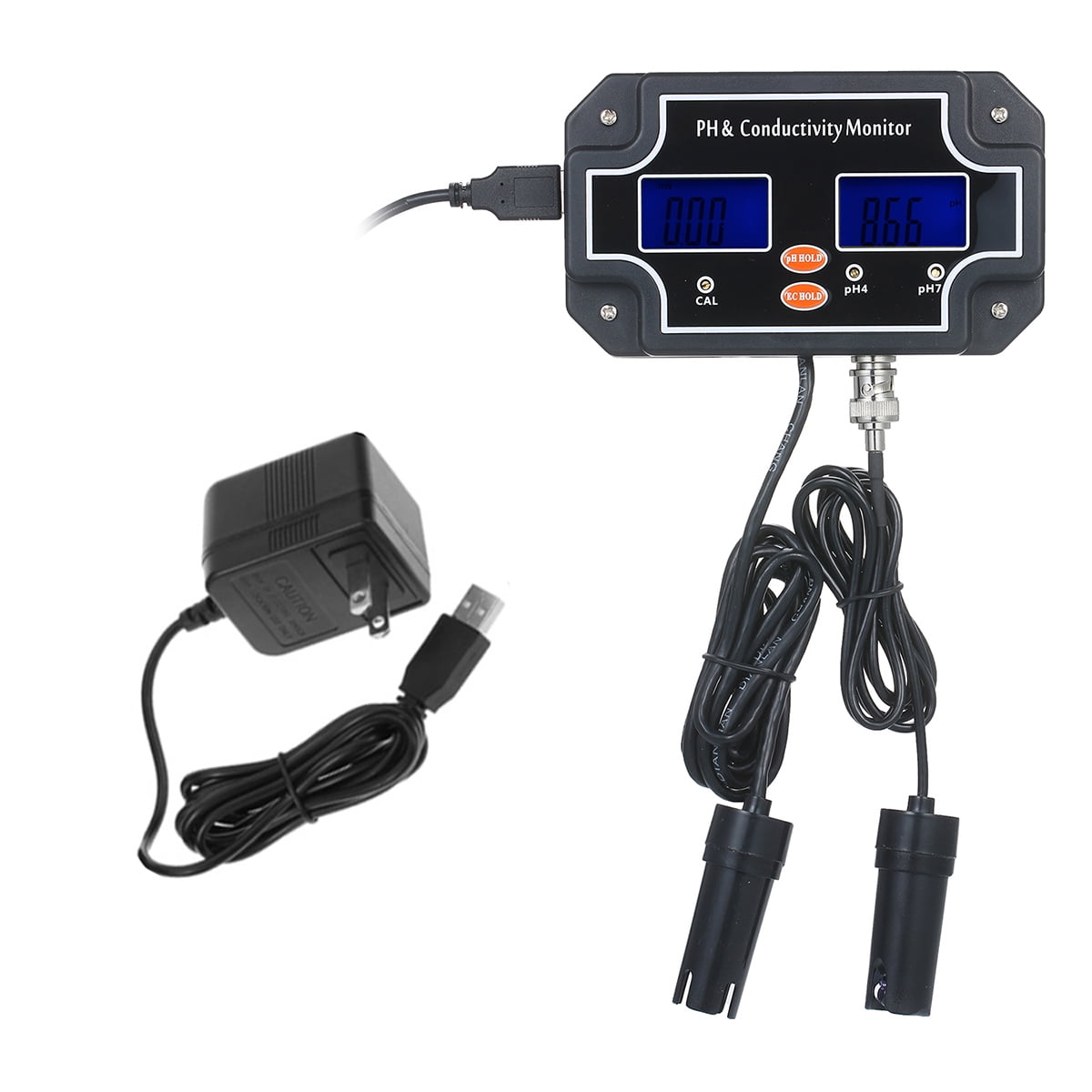 EC Meter with Replaceable PH Probe Details about   Water Tester Monitor Online Quality pH 