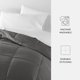 thumbnail image 5 of Edredón Fresco y Transpirable para Todas las Estaciones, Ligero, Alternativo, Gris Sólido para Ropa de Cama Tamaño XL de Individual/Individual de Comfort Canopy, 5 of 11