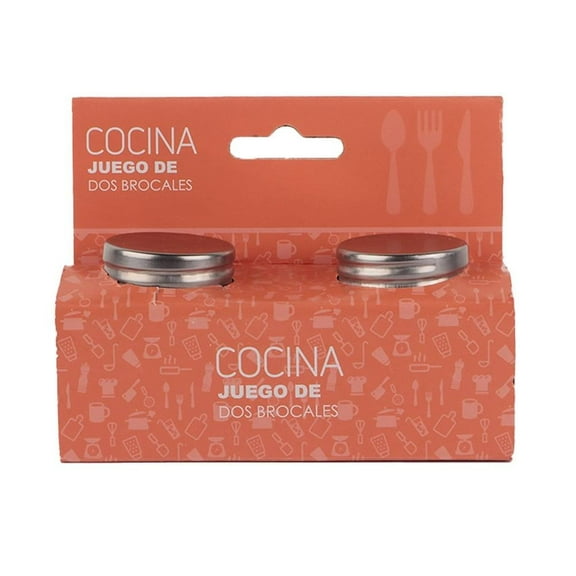 Brocales Prichos Tab and Kit Tapadera Giratoria 1 Set con 2 Piezas Transparente