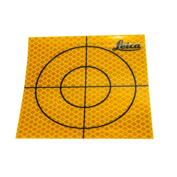 Reflective Tape Survey Targets (20pcs 30X30mm, Yellow)