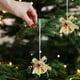 thumbnail image 1 of ¡Rebajas Imbatibles!, Hermosas decoraciones navideñas, campanas dobles, lazos, agujas de pino, piñas, decoración para el coche, árbol de Navidad colgante, decoración navideña para el hogar, regalos, 1 of 9