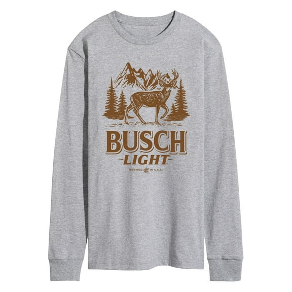 Busch Light - Deer - Men's Long Sleeve Graphic T-Shirt