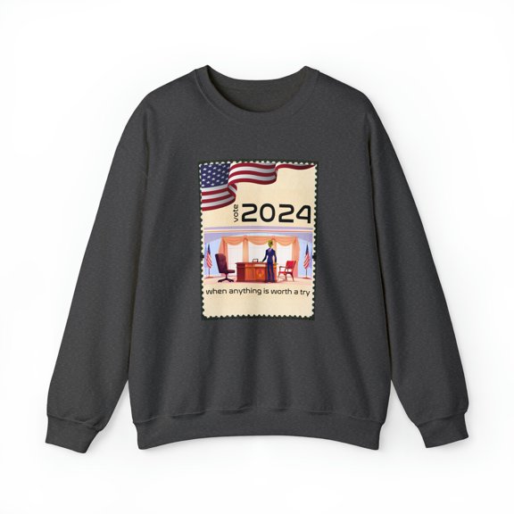 2024 When Anything Is Worth A Try, 2024 ET Alien For President Sweatshirt