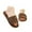 Brown-a, variant on Fuzzy Open Toe Slippers for Women Indoor Cozy Memory Foam Slip On House Slides Shoes Gifts for Womens Trendy Thermal Comfy For Daily