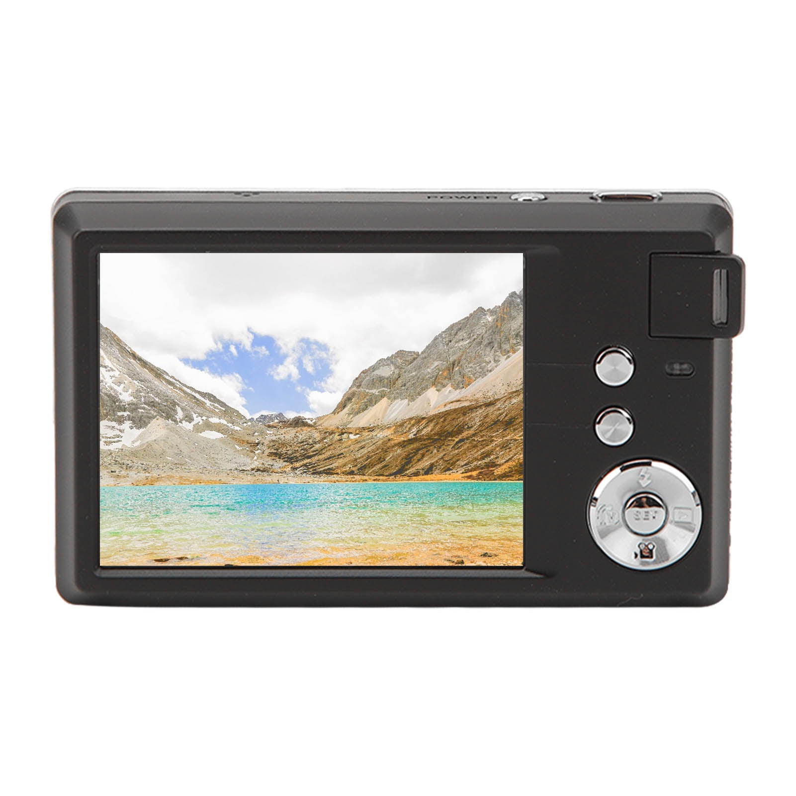 BIMZUC 3.0in LCD Digital Camera 4K 48MP 16X Zoom Anti Shaking Portable HD Camera with Type C Port Fill Light for Teens Kids Beginners Black (3.0 inches / 7.62 cm)