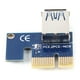 thumbnail image 2 of PCI Express Riser Card USB 3.0 Cable PCI-E 1X a 16X Extender Adaptador PCIe Ehuebsd Para estrenar, 2 of 6