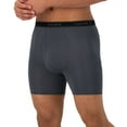 thumbnail image 4 of Hanes Men’s Performance Boxer Briefs, Stretch, Black/Grey, 6-Pack, 4 of 8