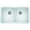 White, variant on BLANCO DIAMOND Equal Double Low Divide Undermount - White