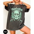 thumbnail image 1 of Chemise Rétro Frankenstein, Tenues d'Halloween, T-Shirt de la Saint-Patrick - Noir - m, 1 of 2