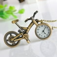 thumbnail image 1 of PENGXIANG Unisex Bicycle Pendant Necklace Quartz Pocket Watch Keychain Key Ring Holder, 1 of 8