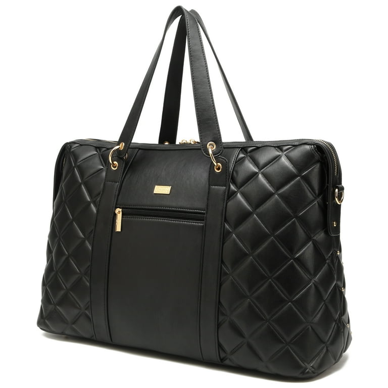 Badgley Mischka Women's Quilted Travel Tote Weekender Duffle Bag -  Walmart.com