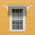 thumbnail image 5 of HT-100 x 80 Household Application Door & Window Rain Cover Eaves Brown Board & White Holder, 5 of 13
