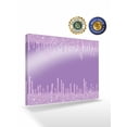 thumbnail image 2 of Purple Wall Art for Living Room,Canvas Picture Wall Decor for Bathroom Bedroom,Modern Minimalist Silver Gradient Texture Art Painting Artwork for Office Kitchen Hallway Dining Room Home Decor 12"x16", 2 of 8