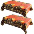 thumbnail image 1 of Th Halloween Pumpkin Tablecloth Rectangle Pumpkin Bat Skeleton Picnic Table Cover Reusable Pumpkin Decorative Tablecloth For Halloween Party Picnic T, 1 of 5