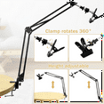thumbnail image 3 of Embroidery Hoop Stand, Adjustable Folding Metal 360°Rotation CrossStitch for Needlepoint, 3 of 7