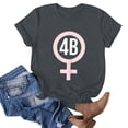 thumbnail image 1 of Fiudx Camisetas para Mujer Blusa de Manga Corta con Estampado de Moda para Mujer, Divertida Camiseta con Cuello Redondo, 1 of 3