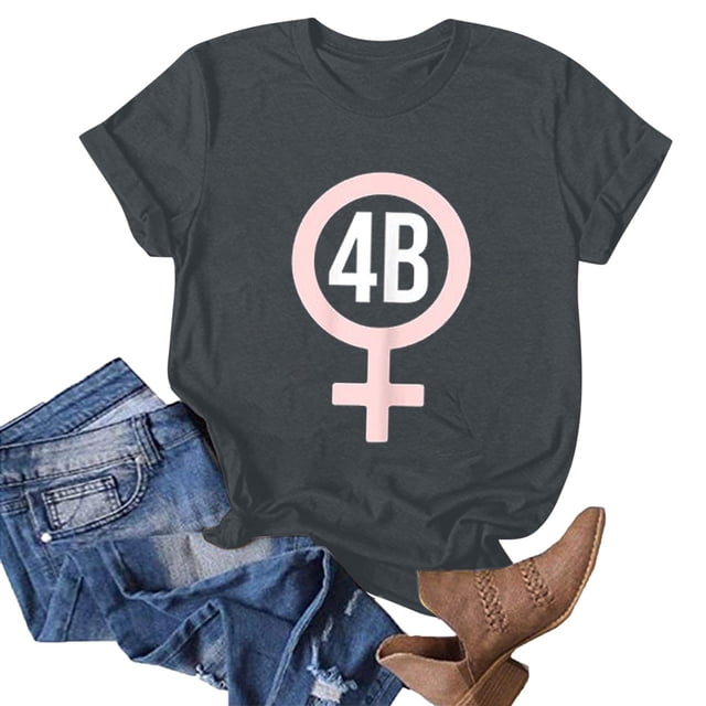 Fiudx Camisetas para Mujer Blusa de Manga Corta con Estampado de Moda para Mujer, Divertida Camiseta con Cuello Redondo