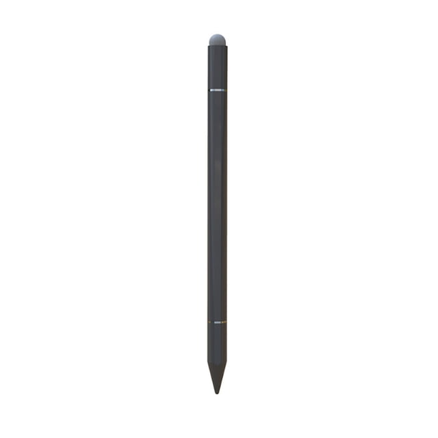 Magnetic Dual-Tip Capacitive Stylus with Fiber & Transparent Disc Tips - Lightweight Aluminum Body, No Battery/Bluetooth Needed - Compatible with iPad, iPhone, Android Tablets, Smartphones & Laptops