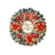 thumbnail image 2 of Ireezec Christmas Wreath with Bow Golden Balls Pinecones, Holiday Floral Door Hanging Decor for Indoor Outdoor Wall Window Decoration, Festive Seasonal Home Accent, 2 of 6