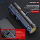 thumbnail image 3 of Soidarity Lámpara de alto brillo, linterna de senderismo, linterna de mano recargable de aleación de aluminio con zoom, accesorios de iluminación para carpas 2000LM Soidarity OD029294-01B, 3 of 6