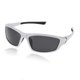 thumbnail image 1 of Gafas de motocicleta únicas 1 Pc, gafas de sol ciclismo de tri-acetato de celulosa PC, lente gris oscuro, marco blanco, 1 of 6