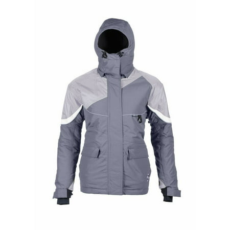 Striker Ice Womens Prism Floating Ice Fishing Jacket - Gray - Size 12 (Best Ice Fishing Suit)