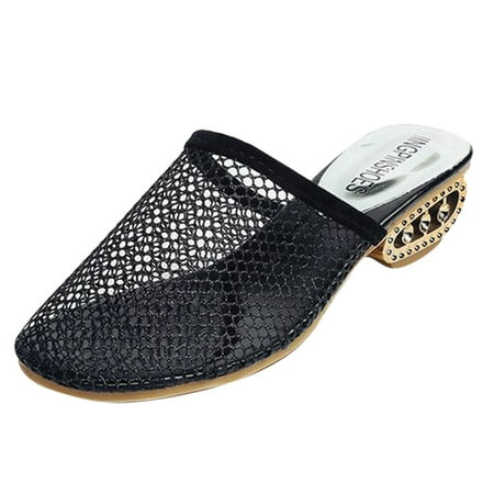 

Qufokar Flip Flop House Shoes for Women S Boots for Women Slippers Hollow Women S Mesh Outdoor Slip Shoes Fashion Ladies On Vintage Out Slippers Women S Slipper