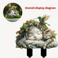 thumbnail image 4 of Bohemian Fairy Flower Pot Decoration,Fairy Garden Stakes,Fairy Garden Accessories Outdoor,Fairy Garden Stakes Flat Decor,Fairy Garden Stake Decor,Elf Statue Decoration for Outdoor Yard Lawn Pot Plant, 4 of 8