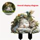 thumbnail image 4 of Enchanting Hummingbird And Sleeping Garden Art Sculpture Theme Courtyard Multi Functional Outdoor Pottery Planting, 4 of 8