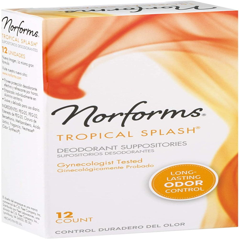 Buy Norforms Feminine Deodorant Suppositories Long Lasting Odor