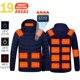 thumbnail image 3 of Chaqueta calefactable de 21 áreas para hombre, chaqueta calefactora impermeable de invierno, chaquetas para mantener el calor, parkas, abrigo, chaleco calefactable táctico, 3 of 5