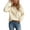 Beige, variant on Women's Pullover Sweater with Elegant Bow Back Detail, Long Sleeve Soft Knit Top, Loose Fit Casual Comfortable Tunic for Fall Winter