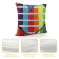 thumbnail image 4 of PHYHOO Progress Pride Rainbow Stripes Throw Pillow Covers, p.s. LGBTQ Community Transgender Bisexual Cushion Case for Sofa Couch, 4 of 5