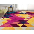 Well Woven Vettore Barco Multi Modern Geometric Area Rug