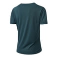 thumbnail image 4 of Zekutng Mens T-Shirts Solid-Color V-Neck Pullover Short-Sleeve Shirt,Sizes S-3XL, 4 of 7