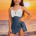 thumbnail image 5 of Piuwrlz Girl Swimsuits Kids Swimwear11 Years Kids Swimwear Beach Swimming Suit Blue Size 11 Years, 5 of 9