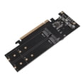 thumbnail image 1 of Adaptador Quad M.2 NVMe A PCIe 4.0 X16, Adaptador PCIE 4.0 X16 PA04 RTK 4x32Gbps Rendimiento Estable Profesional Para PC, 1 of 7