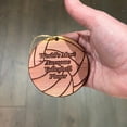 thumbnail image 4 of Volleyball Worlds most awesome Volleyball Player - Cedar Ornament, 4 of 4