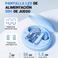 thumbnail image 4 of Audífonos in-ear inalámbricos Portatiles color Azul cielo, 4 of 5