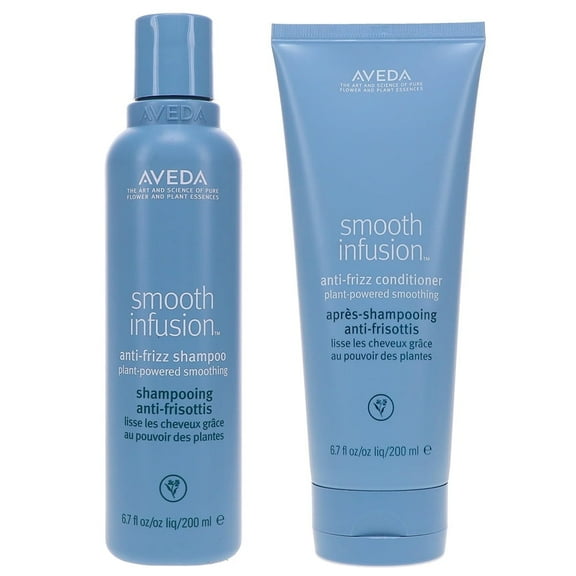 Aveda Smooth Infusion Anti Frizz Shampoo and Anti Frizz Conditioner 6.7 oz (Each)