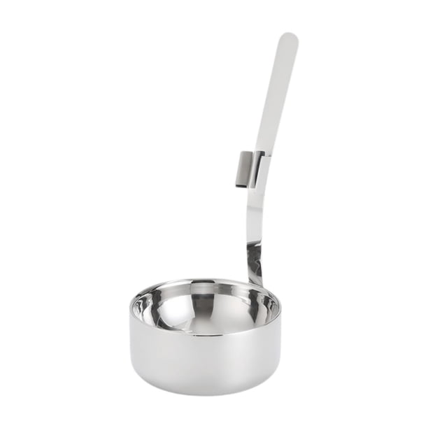 Soporte para cucharas de acero inoxidable para cubiertos, soporte para cucharones de sopa Plata