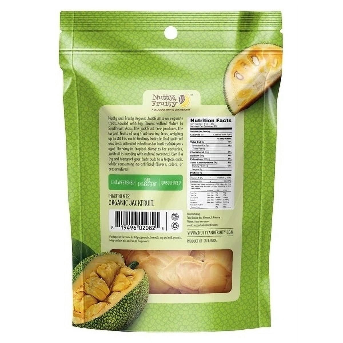 Nutty and Fruity Organic Dried Jackfruit 20 Ounce